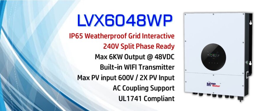 MPP Solar Inc » SPLIT PHASE LVX6048WP (IP65)